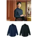作業服JP 男女ペア 長袖シャツ アイトス (ハイナック) 634261 メンズ長袖ボタンダウンシャツ