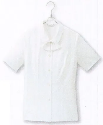 男女ペア 半袖ブラウス アイトス (ハイナック) B2600-01 半袖ブラウス 作業服JP