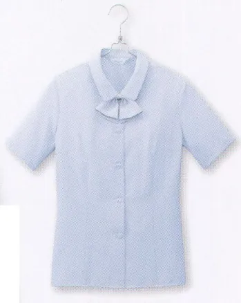 男女ペア 半袖ブラウス アイトス (ハイナック) B2600-20 半袖ブラウス 作業服JP