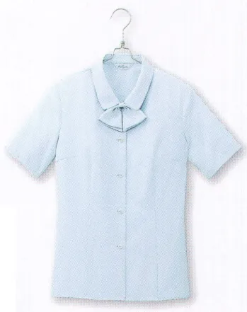 男女ペア 半袖ブラウス アイトス (ハイナック) B2600-25 半袖ブラウス 作業服JP