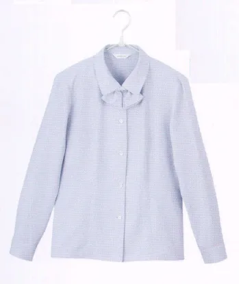 男女ペア 長袖ブラウス アイトス (ハイナック) B2601-20 長袖ブラウス（リボン付） 作業服JP