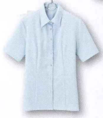 男女ペア 半袖ブラウス アイトス (ハイナック) B2930-20 半袖ブラウス 作業服JP