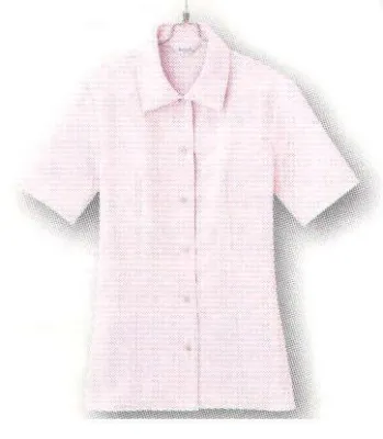 男女ペア 半袖ブラウス アイトス (ハイナック) B2950-38 半袖ブラウス 作業服JP