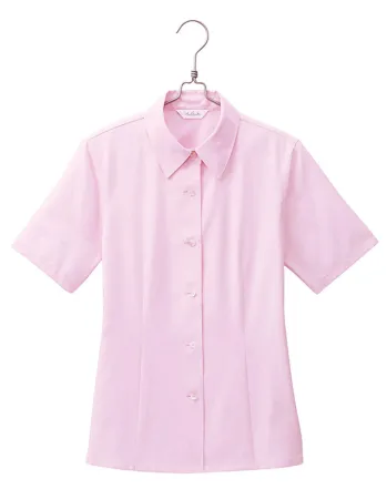 男女ペア 半袖ブラウス アイトス (ハイナック) B8100-38 半袖ブラウス 作業服JP