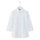事務服JP オフィスウェア 七分袖ブラウス アイトス (ハイナック) HCB4107-001 七分袖ブラウス