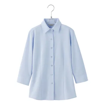 男女ペア 七分袖ブラウス アイトス (ハイナック) HCB4107-020 七分袖ブラウス 作業服JP