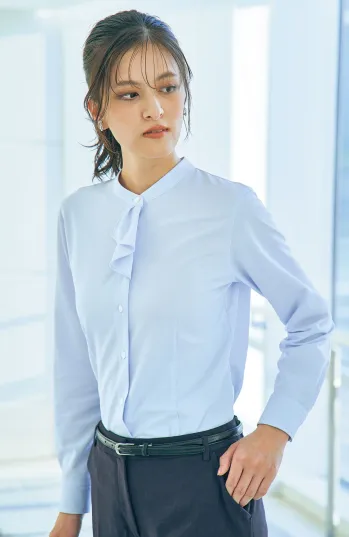 男女ペア 長袖ブラウス アイトス (ハイナック) HCB4121-020 長袖ブラウス 作業服JP