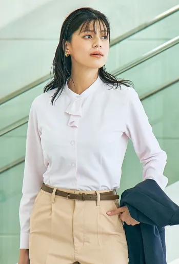 男女ペア 長袖ブラウス アイトス (ハイナック) HCB4121-038 長袖ブラウス 作業服JP