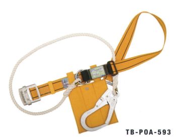 とび服・鳶作業用品 一般高所作業用安全帯 藤井電工 TB-POA-593 酸対策型安全帯（軽量型） 作業服JP