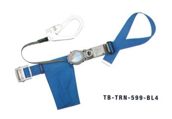 藤井電工 TB-TRN-599 2wayリトラ安全帯 スタンダートタイプ すばやく引き出し、すっきり巻き取る。作業の能率を考えた2ウェイ選択方式。作業環境に合わせて最適な使用方法が選べます。切り替えレバーの操作により、織ロープ長さを任意に選択する使い方と、織ロープ長さが移動に応じて常に最短になる使い方ができます。●切り替えレバー←方向の使い方織ロープに常時巻き取り力が加わった状態に固定できます。常に織ロープが最短距離となる使い方ができるため、落下距離・衝撃荷重を最小の状態にできます。●切り替えレバー→方向への使い方織ロープは引き出した位置で自動的に巻き込みが停止されます。フックを掛けた場所から一定の距離を定位置作業には腰部に束縛感がないためゆったりと作業ができます。【ランヤード】・織ロープ:幅15mm×有効長さ1，400mm・フック:FS-99+ショックアブソーバ※この商品は受注生産になります。※受注生産品につきましては、ご注文後のキャンセル、返品及び他の商品との交換、色・サイズ交換が出来ませんのでご注意ください。※受注生産品のお支払い方法は、先振込（代金引換以外）にて承り、ご入金確認後の手配となります。