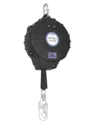 藤井電工 TRB-30 テトラブロック30m(台付・引寄ロープ付) テトラブロック30m耐久性の高いステンレスを使用し、メンテナンスが軽減されます。ラチェット機構で安全性を確認しやすく、内蔵ディスクブレーキが墜落時の衝撃もやわらげます。特徴・ステンレス素材を採用:ロック機構・ディスクブレーキの主要部品にステンレスを使用し、耐食性とランニングコストを向上。・ワイヤ径を4.3mmから5mmに拡大し、強度と耐久性を向上。・ディスクブレーキ内蔵:実績あるブレーキを採用し、国内外の規格に対応可能。・ラチェット機構のロック爪:ワイヤ操作時に音で正常動作を確認でき、凍結などによる固着が起きにくい設計。・衝撃負担を軽減:内蔵ディスクブレーキがショックアブソーバの役割を果たし、墜落時の衝撃を和らげる。※この商品は受注生産になります。仕様品番:TRB-30品名:テトラブロック30m重量:約13.1kg
