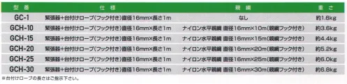 藤井電工 GC-1 GCハリップ（親綱なし） GCハリップ 水平移動用親綱各種高所作業現場（ビル建設工事・橋梁・ダム・土木建設工事・塗装工事・造船所など）において、安全帯取り付け用の水平親綱及び手すりとして使用できます。レンチなどを使って強く張れます。※親綱なし。※この商品は受注生産になります。※受注生産品につきましては、ご注文後のキャンセル、返品及び他の商品との交換、色・サイズ交換が出来ませんのでご注意ください。※受注生産品のお支払い方法は、先振込（代金引換以外）にて承り、ご入金確認後の手配となります。 サイズ／スペック