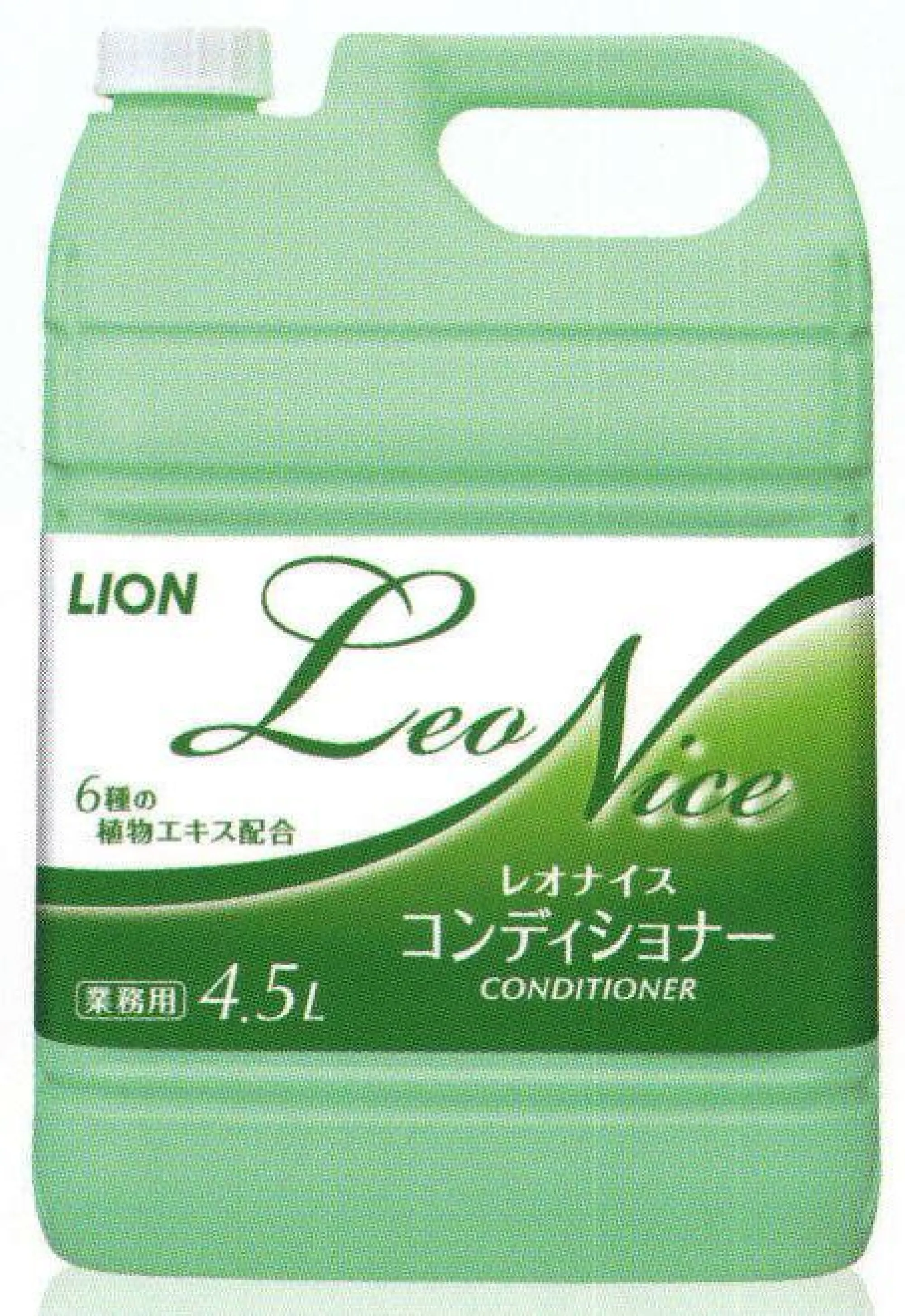 中部物産貿易 LE-CON045 レオナイス コンディショナー4.5L（3本入り） LeoNiceレオナイス 乾燥や摩擦から髪を守り、まとまりのある髪に仕上げます。6種の植物エキス配合（保湿成分）さっぱり＆なめらかな洗い上がり。セイヨウオトギリソウエキス、アルニカ花エキス、セイヨウトチノキ種子エキス、ハマメリス葉エキス、ブドウ葉エキス、セイヨウキズタ葉/茎エキス。●植物由来の洗浄成分と6種の植物エキス配合（保湿成分）。●クリーミィな泡立ちでやさしくさっぱりと洗い上げます。●素肌と同じ弱酸性。●爽やかでやさしいグリーンフローラルの香り(微香性）。※注ぎ口が同梱されています。※この商品はご注文後のキャンセル、返品及び交換は出来ませんのでご注意下さい。※なお、この商品のお支払方法は、先振込（代金引換以外）にて承り、ご入金確認後の手配となります。