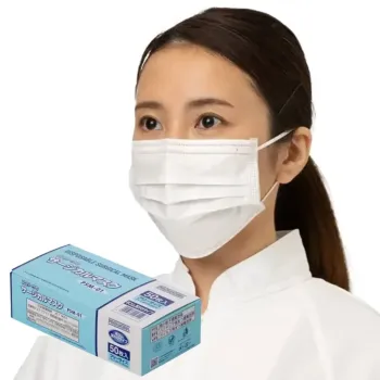 食品工場用 マスク 中部物産貿易 PSM-01 サージカルマスク（2000枚入） 食品白衣jp