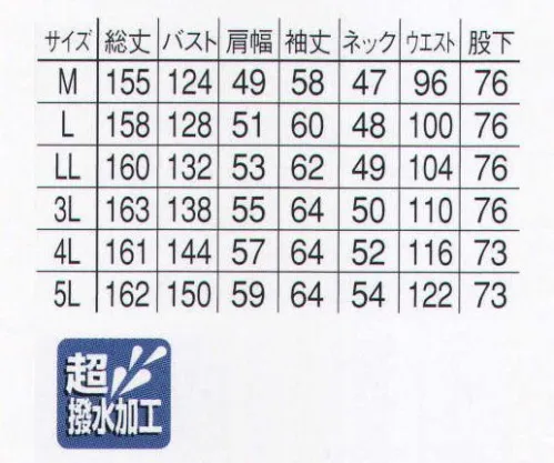 本州衣料 FW-13100 プロジカル ウインターオーバーオール 風雪に強い撥水加工が、ハードワークをサポート。裏地にはあたたかさを実感できるキルティングを使用。表地のネイビー、グリーンとともに相性の良い鮮やかなオレンジ色がおしゃれです。保温効果を高めるために袖口と裾にマジックテープ止めを装着。確かな密閉性で風や水滴の浸入を防ぎ、体温を外に逃がしません。脱着ファスナーを採用しフードの取り外しをスムーズにしました。左右の胸ポケットにはプリーツを入れ容量をアップしました。厚みのある手帳や小道具などもスマートに収納できます。左袖には縦型ポケットを設けました。ペンさしとしてご利用ください。アクティブな動きをサポートするアコーディオンプリーツ。さまざまなシーンにフィットする快適性を追求しました。 サイズ／スペック