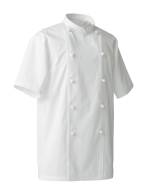 厨房・調理・売店用白衣半袖コックコートAA213 