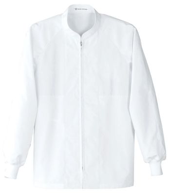 食品工場用 長袖白衣 セブン（白洋社） AA401-0 コート（男女兼用） 食品白衣jp