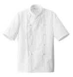 厨房・調理・売店用白衣半袖コックコートAA422 