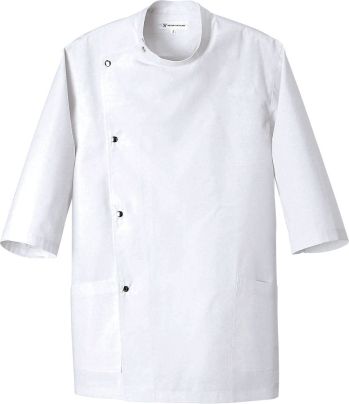 薬局衣 七分袖白衣 セブン（白洋社） AA770-8 七分袖コート 医療白衣com