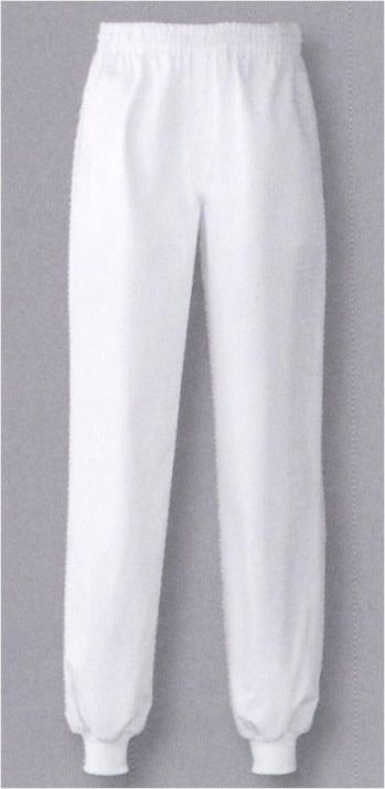 厨房・調理・売店用白衣 パンツ（米式パンツ）スラックス セブン（白洋社） AL409 パンツ（総ゴム・紐入り） 食品白衣jp