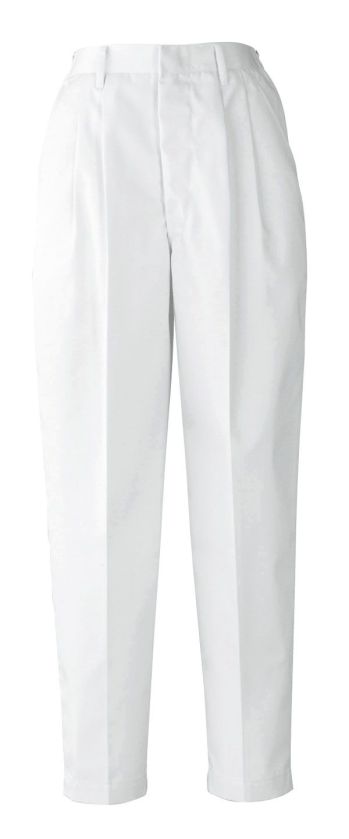 食品工場用 パンツ（米式パンツ）スラックス セブン（白洋社） AL436-7 ツータックパンツ 食品白衣jp