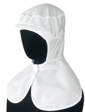食品工場用 キャップ・帽子 セブン（白洋社） AW710 吸汗ニット付頭巾 食品白衣jp