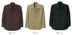 スキッパーカラーシャツ