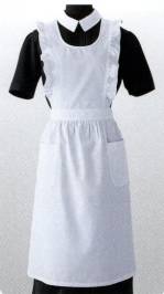 厨房・調理・売店用白衣サロンエプロンJT4515-8 