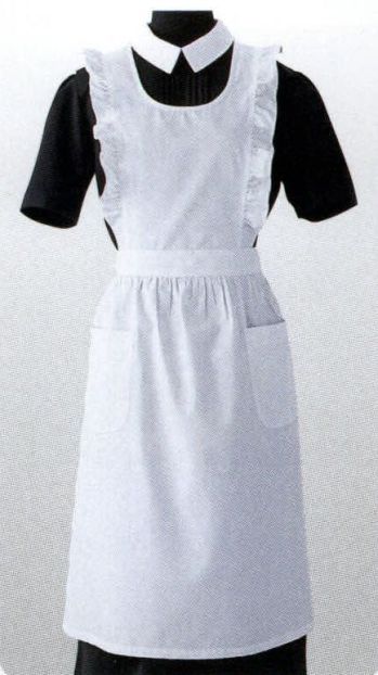 厨房・調理・売店用白衣 サロンエプロン セブン（白洋社） JT4515-8 サロンエプロン 食品白衣jp