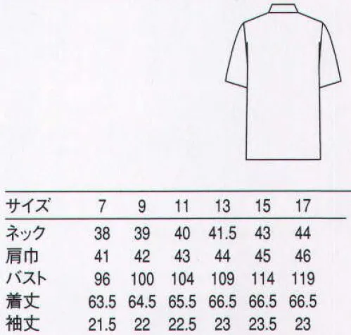 セブン（白洋社） CH1666 半袖レディスシャツ ・シャツ（半袖）  ・左胸パッチポケット   ＊サービス、販売に適しています。 ※この商品はご注文後のキャンセル、返品及び交換は出来ませんのでご注意下さい。※なお、この商品のお支払方法は、先振込（代金引換以外）にて承り、ご入金確認後の手配となります。 サイズ／スペック