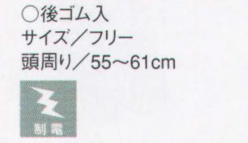 セブン（白洋社） JW4659 キャスケット（後ろゴム入） ・制電糸が裏面にストライプ状に見えます。 ＊幅広い範囲で御使用いただけます。   ※この商品はご注文後のキャンセル、返品及び交換は出来ませんのでご注意下さい。※なお、この商品のお支払方法は、先振込（代金引換以外）にて承り、ご入金確認後の手配となります。 サイズ／スペック