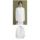 サービスユニフォームcom カジュアル 長袖コックコート セブン（白洋社） BA1152-0 シャツコート