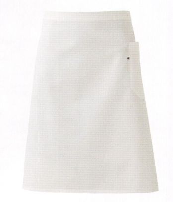 厨房・調理・売店用白衣 エプロン セブン（白洋社） QT7335 エプロン 食品白衣jp