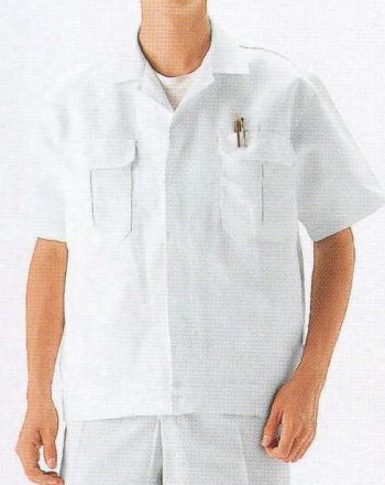 メンズワーキング 半袖シャツ 日の丸 1300 上衣（半袖上着） 作業服JP