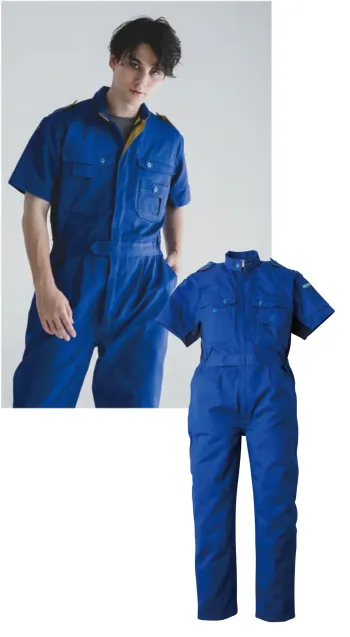 ツナギ ツナギ・オーバーオール・サロペット ソルディ（日の丸） 1621 サマー続服（SD1621） 作業服JP