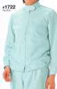 日の丸 1722 上衣（ハイネック） エピクロス・メガーナ:超導電性・長繊維加工糸を使用。発塵、吸塵性が少なく、帯電防止、耐摩擦・耐洗濯性に優れています。