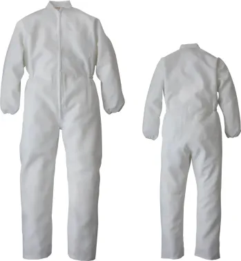 クリーンウェア ツナギ・オーバーオール・サロペット ソルディ（日の丸） 280 続服・オープンネック（SD280） 食品白衣jp