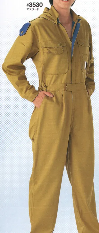 ツナギ ツナギ・オーバーオール・サロペット ソルディ（日の丸） 3530 続服（SD3530） 作業服JP