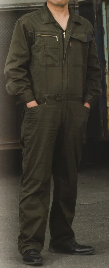 ツナギ ツナギ・オーバーオール・サロペット ソルディ（日の丸） 3956 ブロークンツイル続服 作業服JP