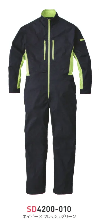 ツナギ ツナギ・オーバーオール・サロペット 日の丸（ソルディ） 4200-010 続服（SD4200-010） 作業服JP