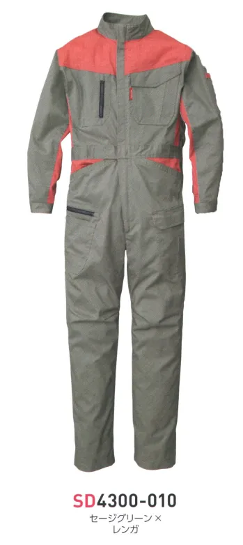 ツナギ ツナギ・オーバーオール・サロペット 日の丸（ソルディ） 4300-010 続服（SD4300-010） 作業服JP