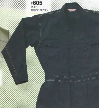 ツナギ ツナギ・オーバーオール・サロペット 日の丸 605 続服 作業服JP