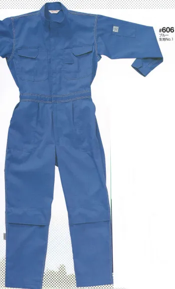 ツナギ ツナギ・オーバーオール・サロペット ソルディ（日の丸） 606 続服 作業服JP