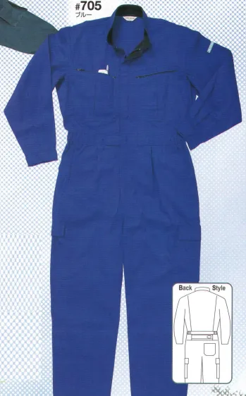 ツナギ ツナギ・オーバーオール・サロペット 日の丸（ソルディ） 705 続服 作業服JP