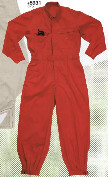 とび服・鳶作業用品 ツナギ・オーバーオール・サロペット 日の丸（ソルディ） 8931 続服（ロングニッカ） 作業服JP