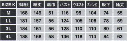 日の丸 1225 続服 ひっぷおおぷんカット:腰部サイドファスナーを付け、後ろ身頃の裾をシャツタイプとするデザインにより、前後斜屈伸等の動きを楽にしました。またトイレも両サイドファスナーを降ろすだけで着用したままできます。 衿は、スタンド・オープン・ハイネックの3タイプが楽しめます。※「4L」、「5L」、「B3L」サイズは、販売を終了致しました。 サイズ／スペック