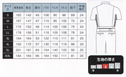 日の丸 1621 サマー続服 ヒノマルカット:後腰部に伸縮布を縫い込むことにより、前後斜屈伸等の動きを楽にしました。 衿は、スタンド・オープン・ハイネックの3タイプが楽しめます。 サイズ／スペック