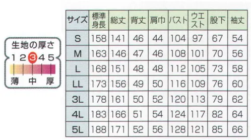 日の丸 2-052 続服（520-03） ホワイトアロー サイズ／スペック