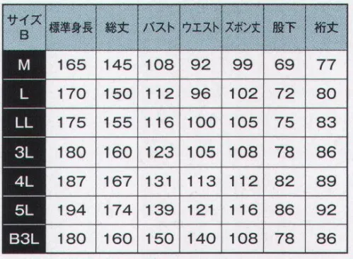 日の丸 2715 続服 ヒノマルカット:後腰部に伸縮布を縫い込むことにより、前後斜屈伸等の動きを楽にしました。 サイズ／スペック