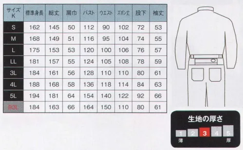 日の丸 513 続服 ヒノマルカット:後腰部に伸縮布を縫い込むことにより、前後斜屈伸等の動きを楽にしました。 衿は、スタンド・オープン・ハイネックの3タイプが楽しめます。 サイズ／スペック